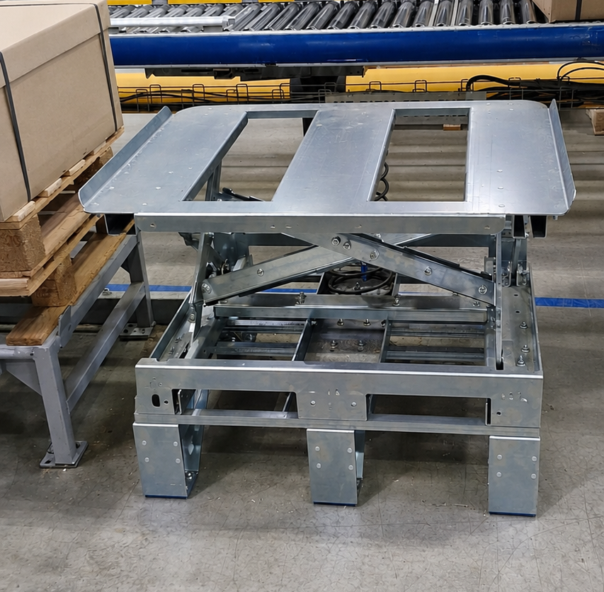 Table pour demi-palette